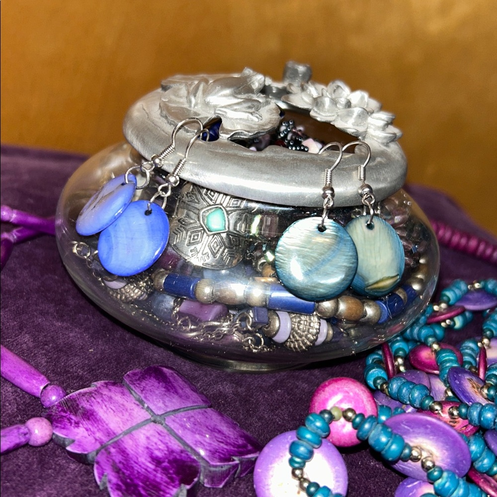 Mystery lot of Elegant Purple and Blue Jewelry